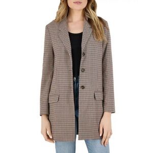BB DAKOTA by STEVE MADDEN
Checking Up Longline Plaid Blazer- size S